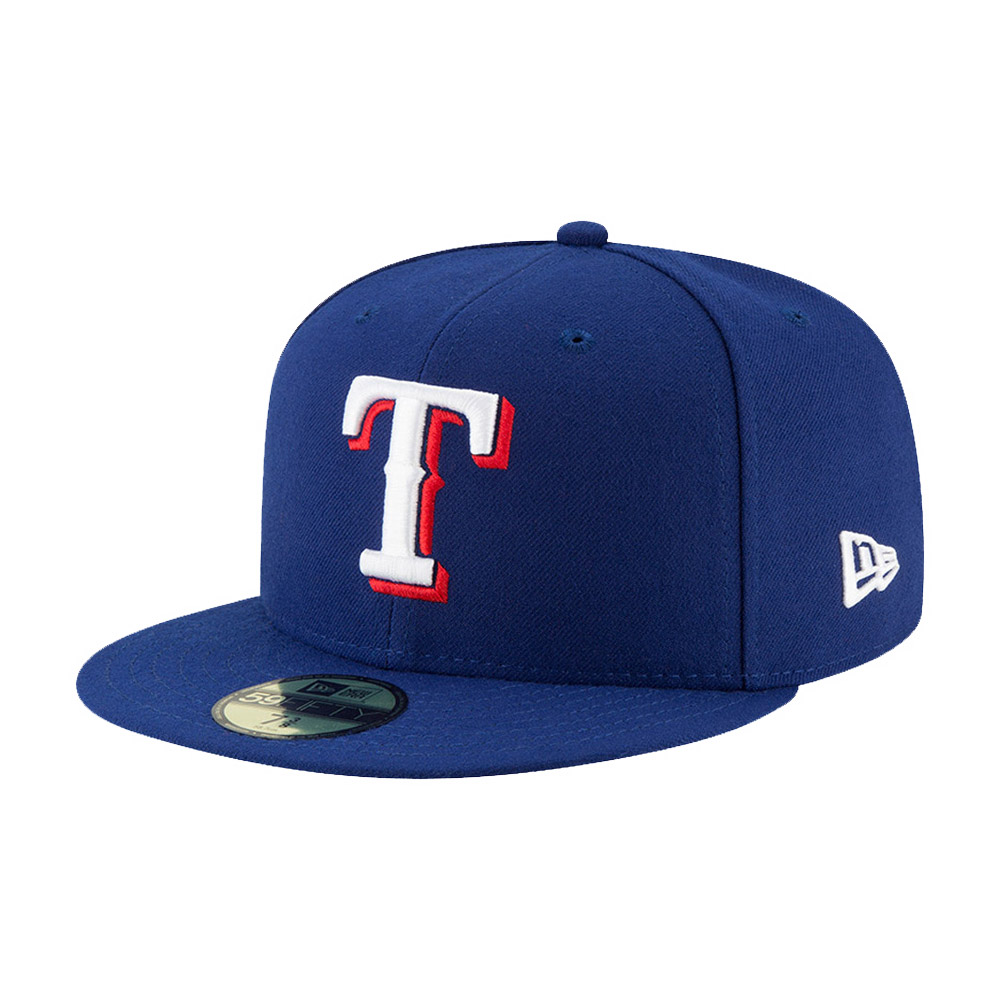 Texas Rangers AC Perf Blue 59FIFTY Cap