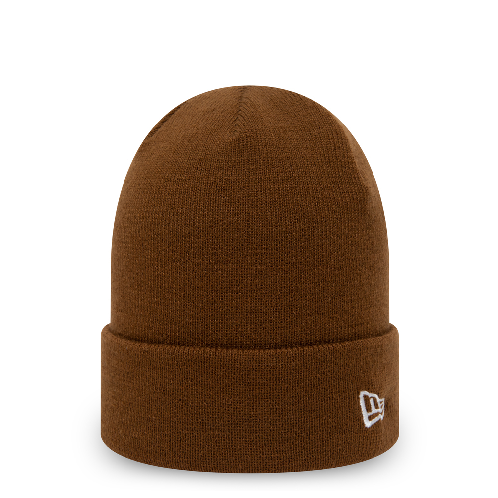 New Era Essential Brown Cuff Beanie Hat