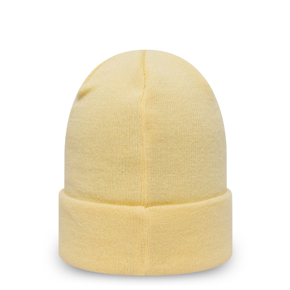 New Era Essential Yellow Cuff Beanie Hat