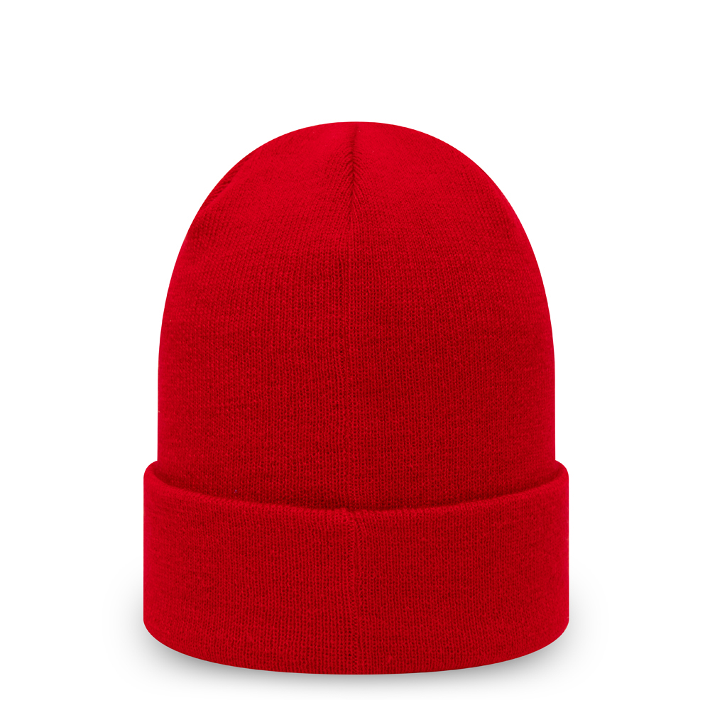 New Era Essential Red Cuff Beanie Hat