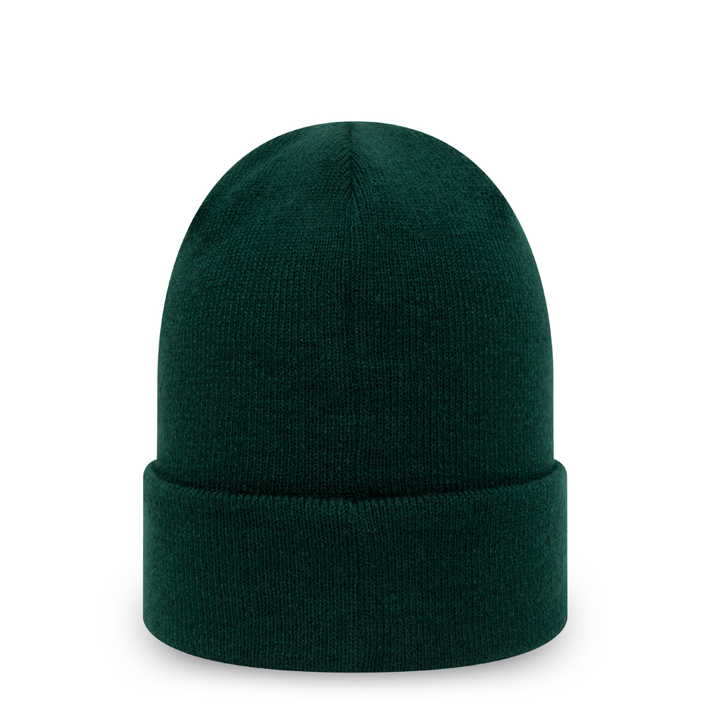 New Era Essential Dark Green Cuff Beanie Hat