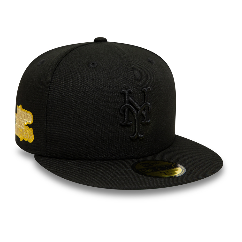New York Mets Black and Gold 59FIFTY Cap