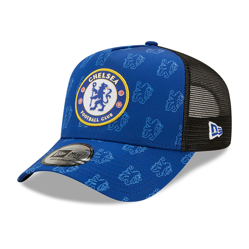 Chelsea FC Print Blue A-Frame Trucker Cap