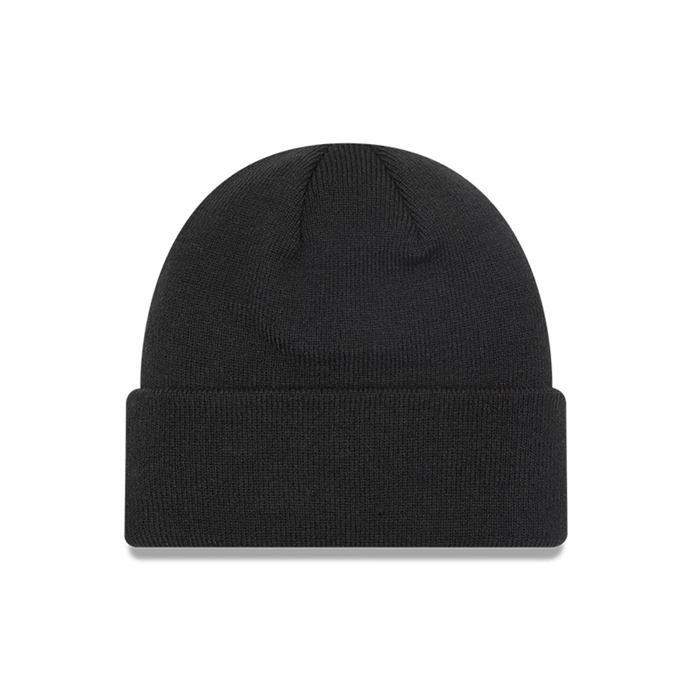 VR46 Essential Black Cuff Beanie Hat