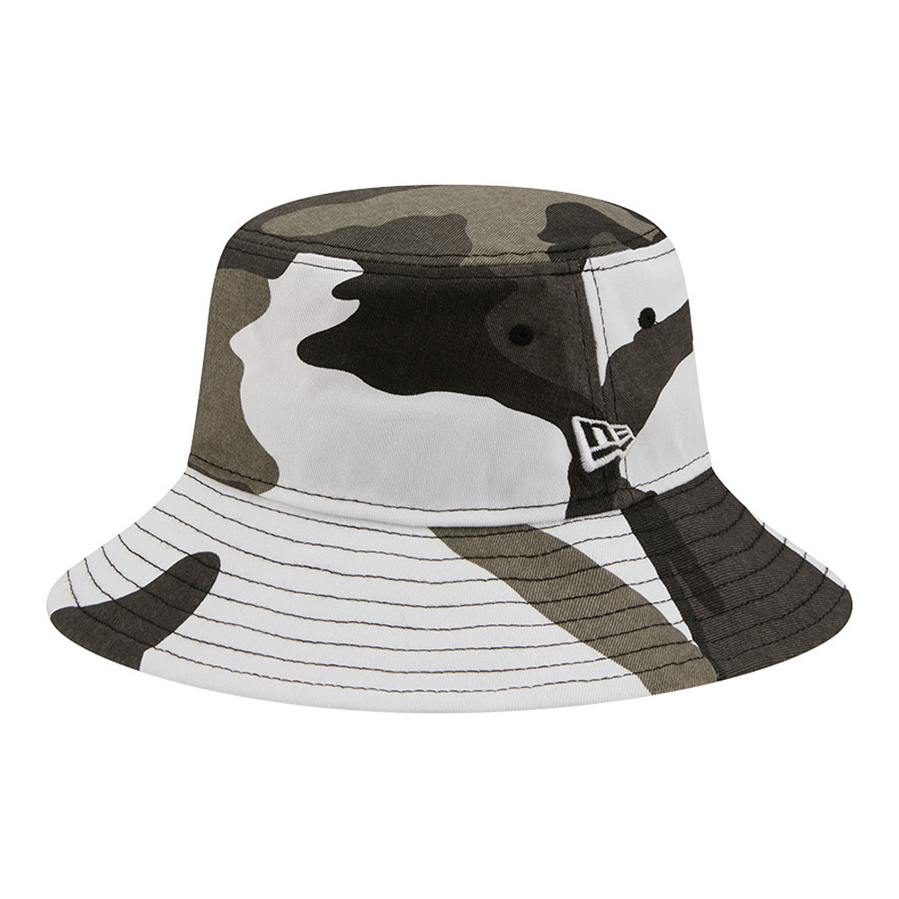 New Era White Tapered Bucket Hat