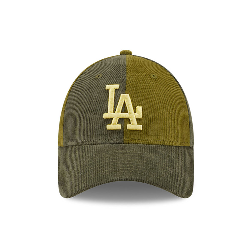 LA Dodgers Cord Panel Green 9FORTY Cap