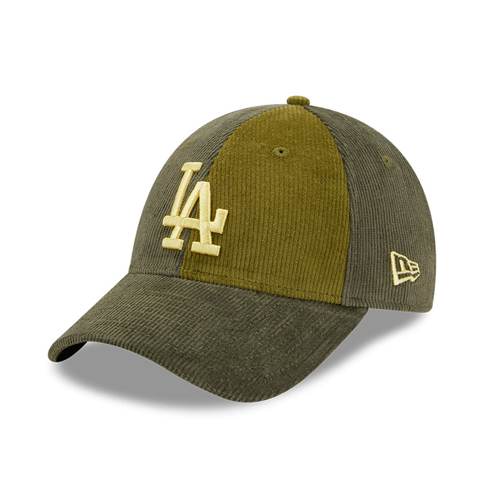 LA Dodgers Cord Panel Green 9FORTY Cap
