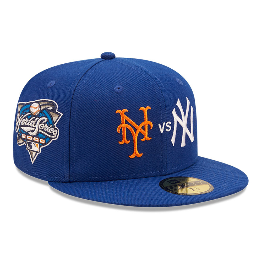 New York Mets vs Yankees Cooperstown Blue 59FIFTY Cap