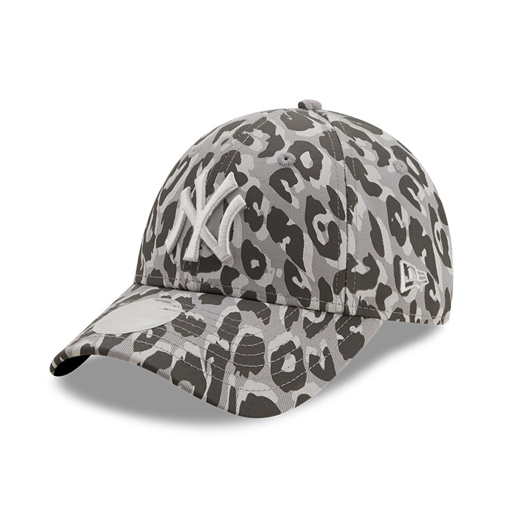 New York Yankees Leopard Print Grey Womens 9FORTY Cap