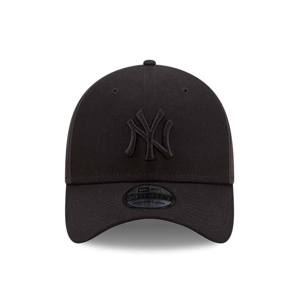 New York Yankees Canvas Black 39THIRTY Cap
