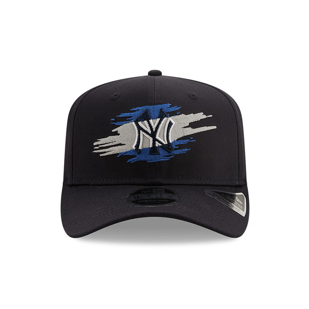 New York Yankees Tear Logo Navy 9FIFTY Stretch Snap Cap