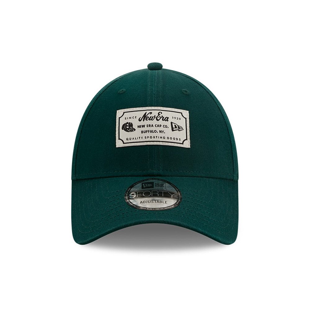 New Era Heritage Patch Green 9FORTY Cap