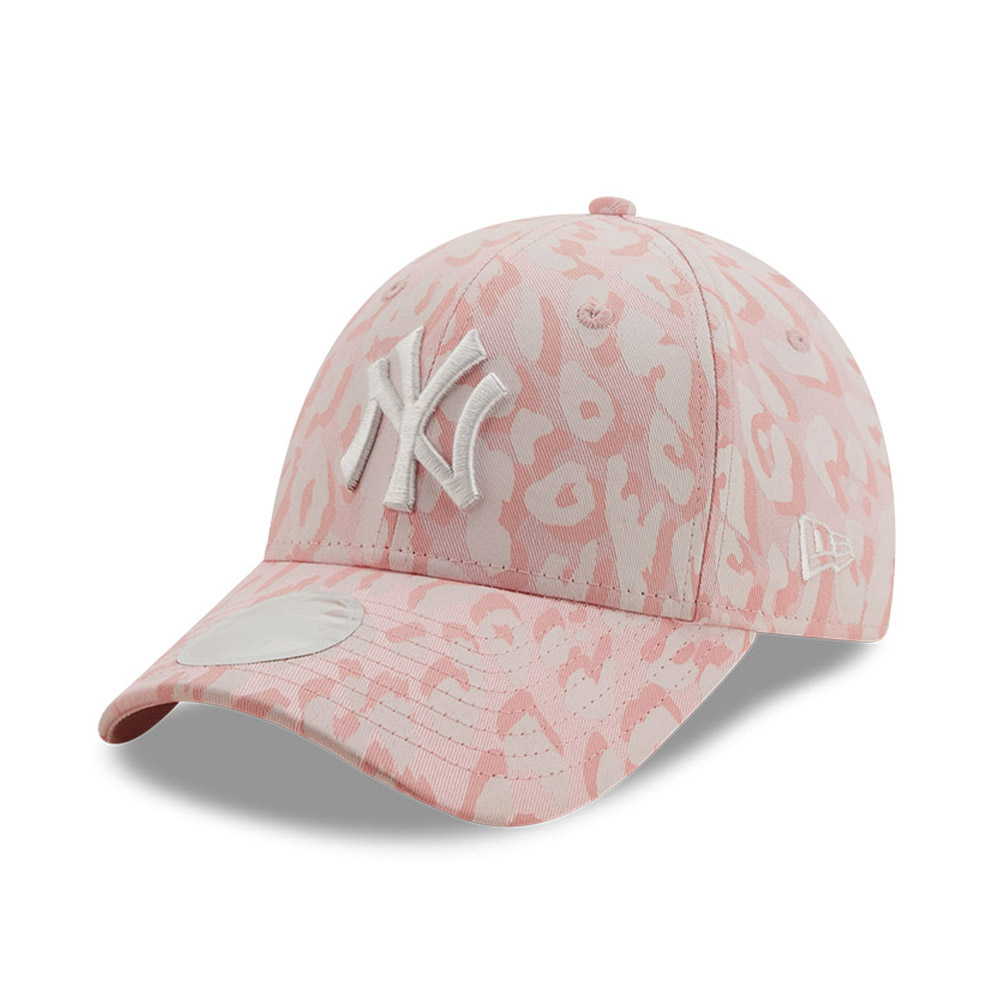New York Yankees Leopard Print Womens Pink 9FORTY Cap