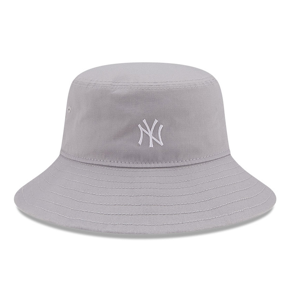 New York Yankees Team Arch Grey Tapered Bucket Hat