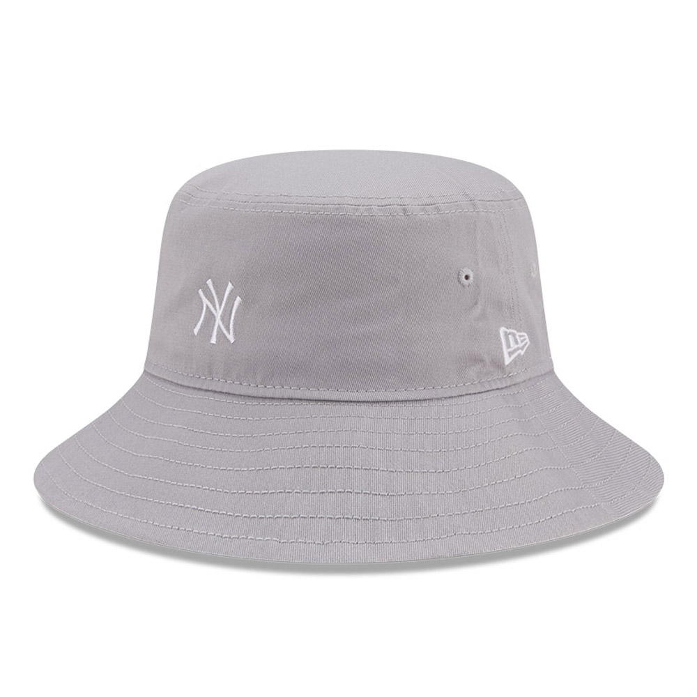 New York Yankees Team Arch Grey Tapered Bucket Hat