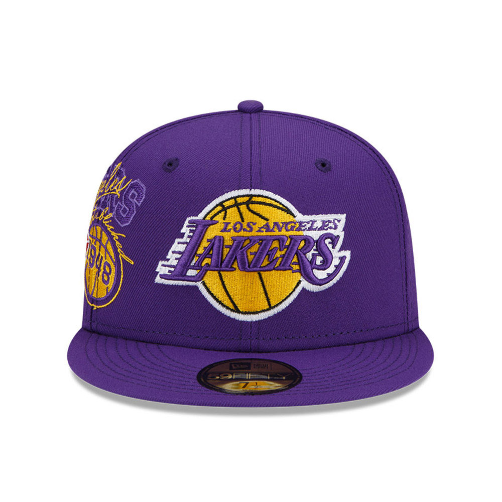 LA Lakers NBA Back Half Purple 59FIFTY Cap