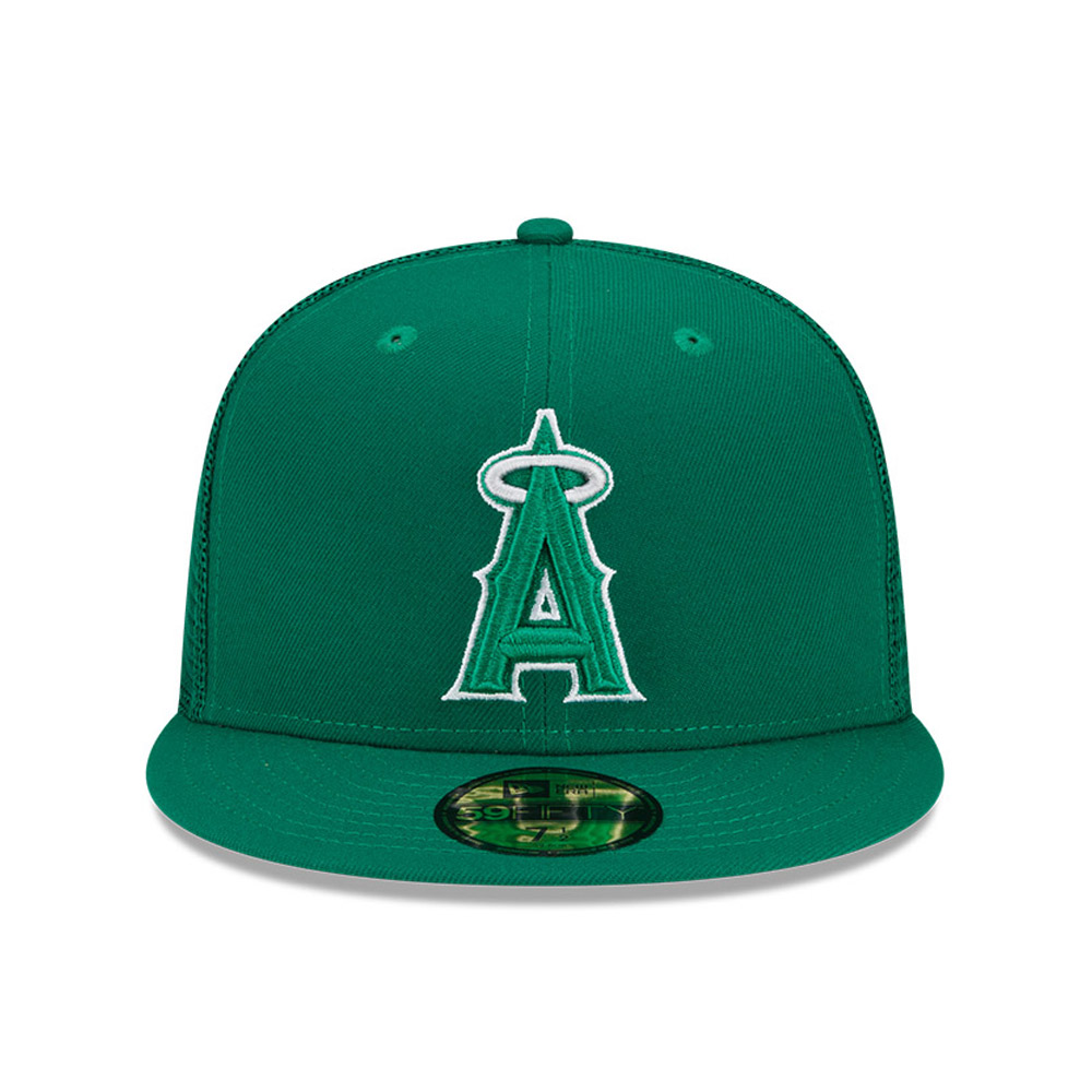 Official New Era LA Angels MLB St Patrick's Day Kelly Green 59FIFTY ...