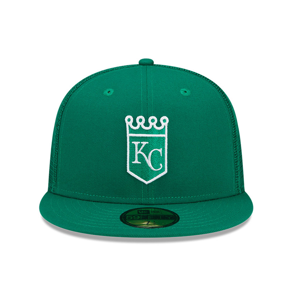 Kansas City Royals MLB St Patricks Day Green 59FIFTY Fitted Cap