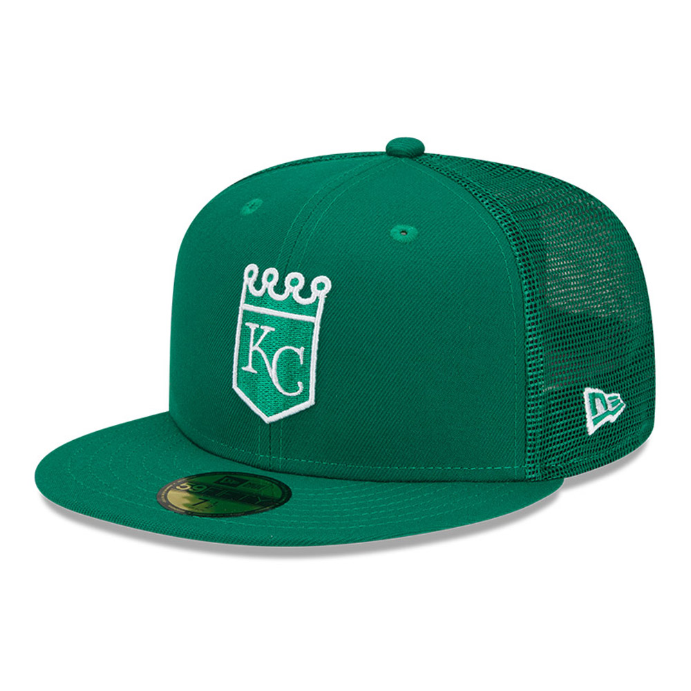 Kansas City Royals MLB St Patricks Day Green 59FIFTY Fitted Cap