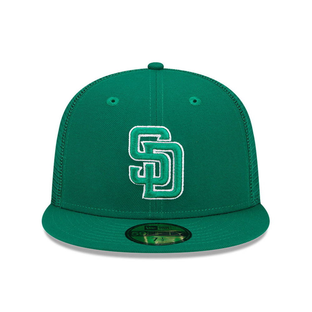 San Diego Padres MLB St Patricks Day Green 59FIFTY Cap