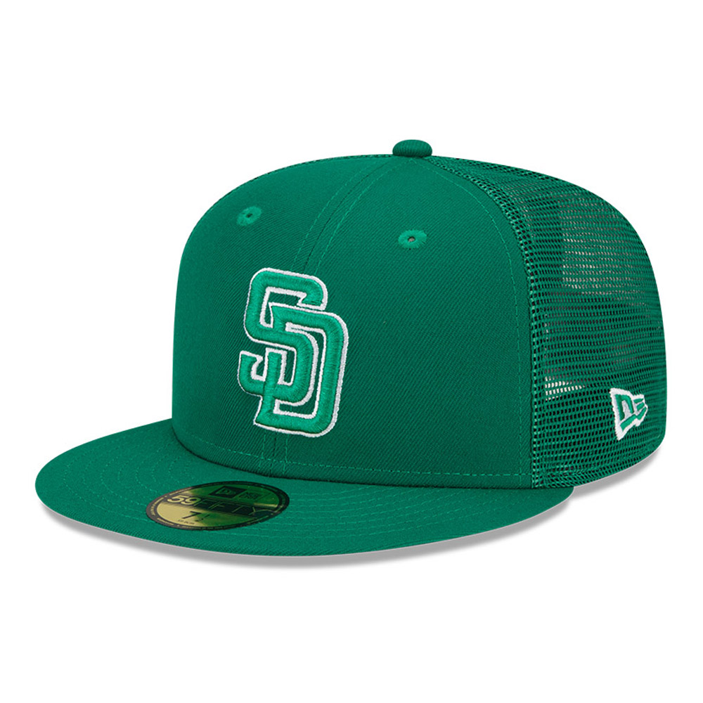San Diego Padres MLB St Patricks Day Green 59FIFTY Fitted Cap