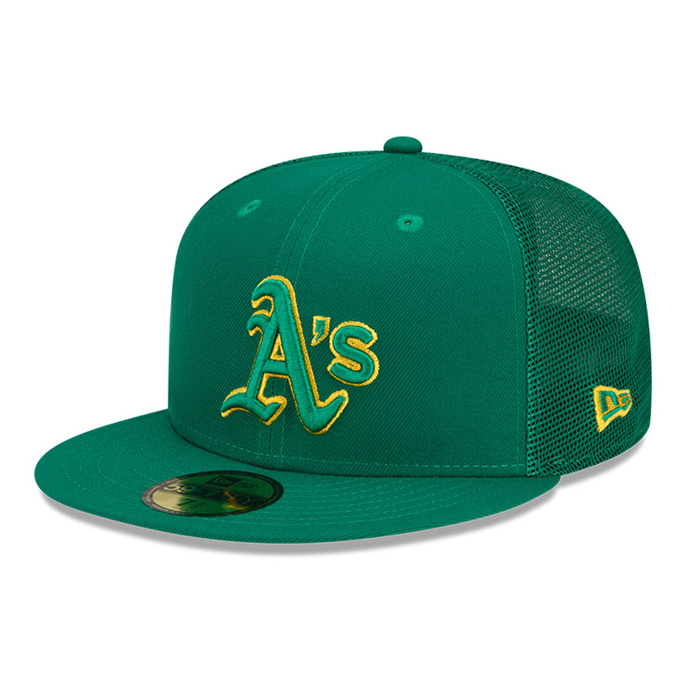 Oakland Athletics MLB St Patricks Day Green 59FIFTY Fitted Cap