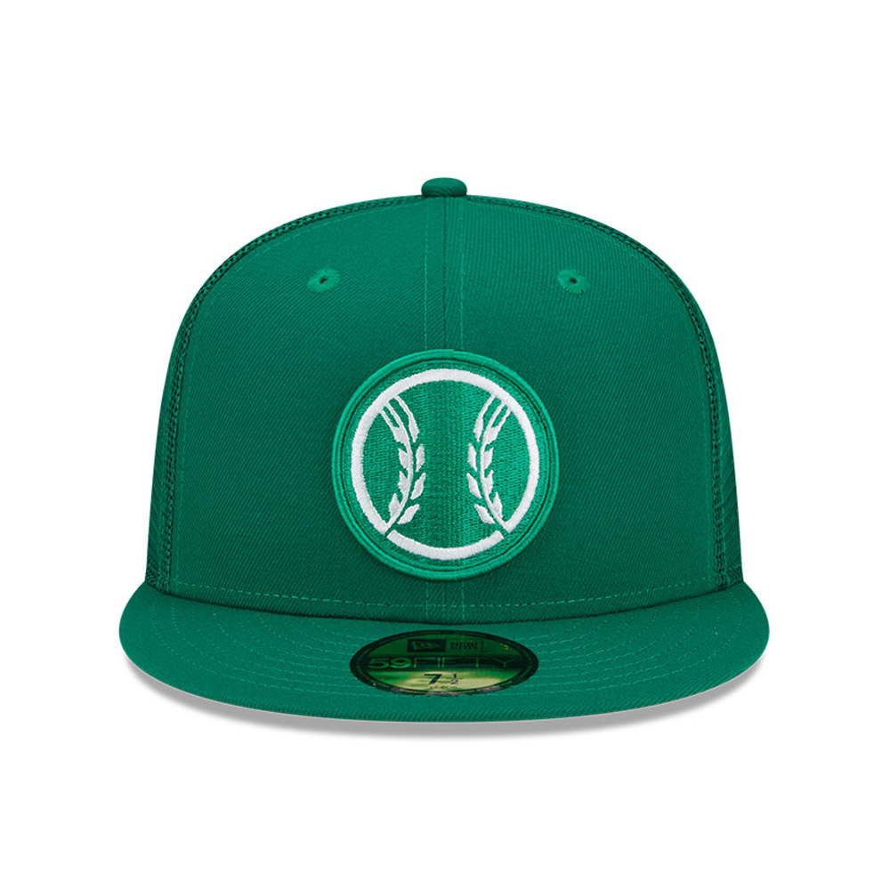 Milwaukee Brewers MLB St Patricks Day Green 59FIFTY Fitted Cap