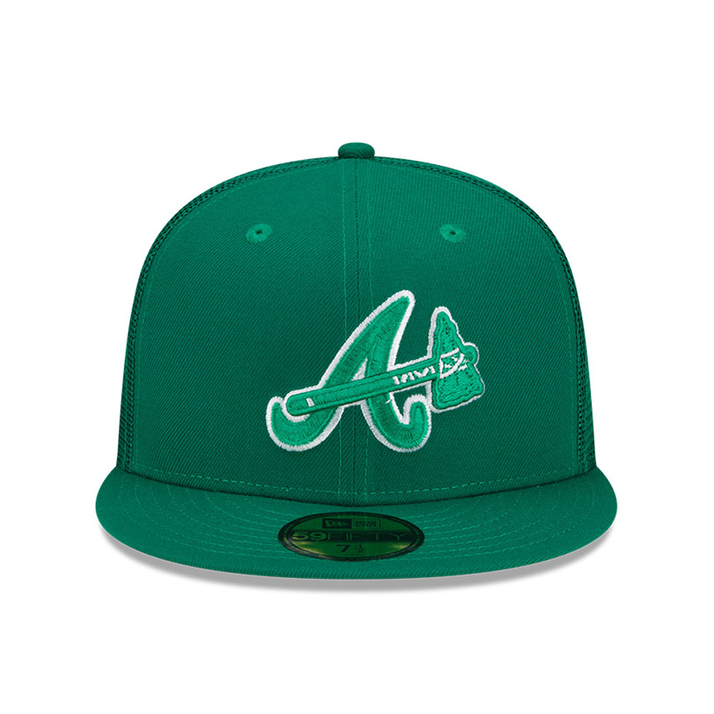 Atlanta Braves MLB St Patricks Day Green 59FIFTY Cap