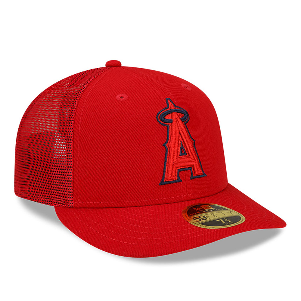 LA Angels MLB Batting Practice Red 59FIFTY Low Profile Cap