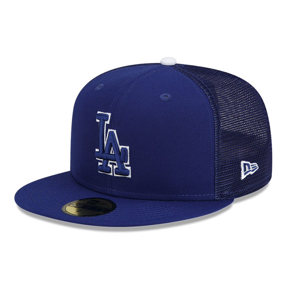 LA Dodgers MLB Batting Practice Blue 59FIFTY Fitted Cap