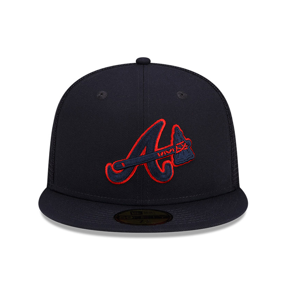 Atlanta Braves MLB Batting Practice Navy 59FIFTY Fitted Cap