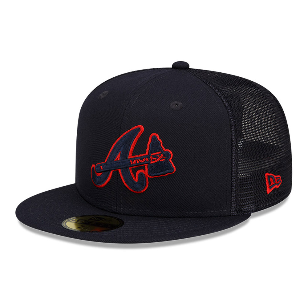 Atlanta Braves MLB Batting Practice Navy 59FIFTY Fitted Cap