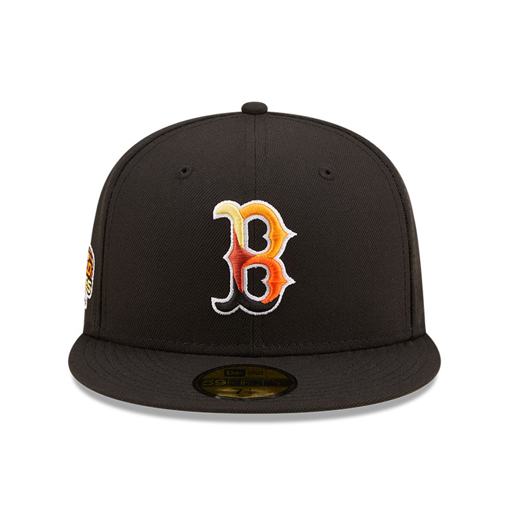 Boston Red Sox MLB Jungle Team Black 59FIFTY Fitted Cap