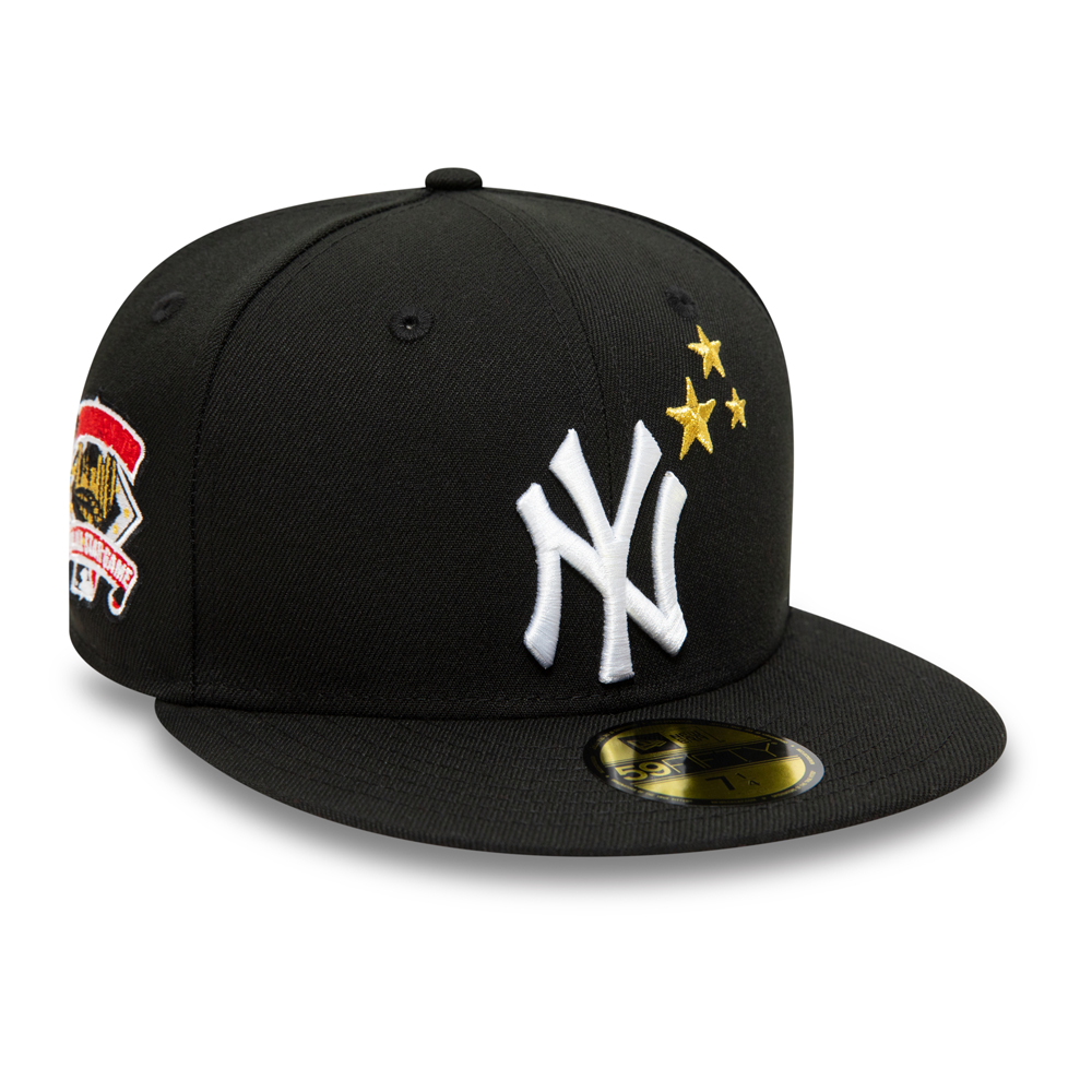 New York Yankees Stars Black 59FIFTY Fitted Cap