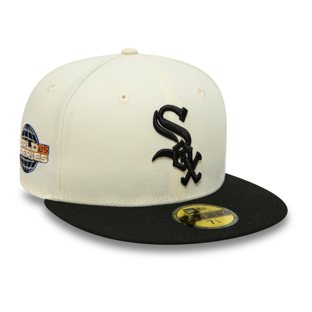 Chicago White Sox MLB Patch Chrome White 59FIFTY Cap