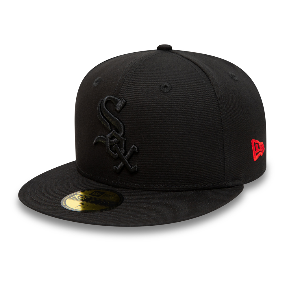 Chicago White Sox Black and Red 59FIFTY Fitted Cap