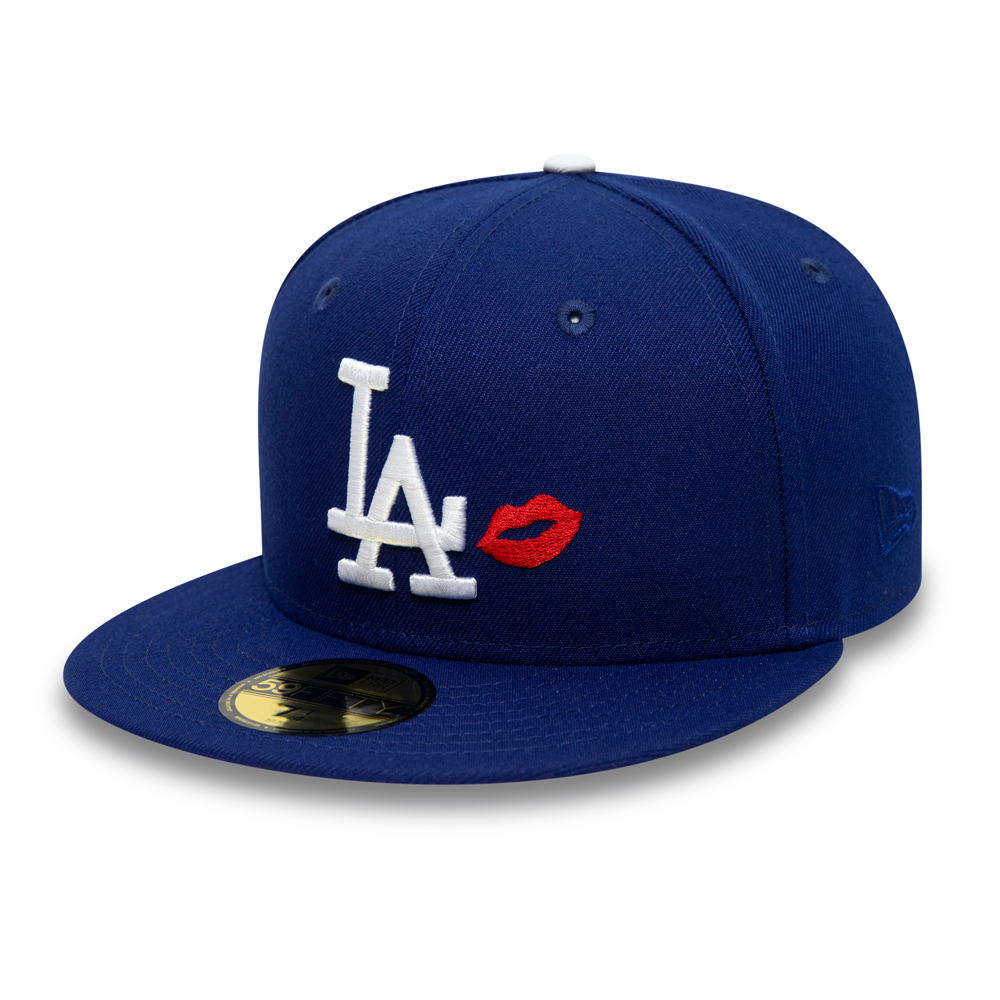 LA Dodgers MLB Lips Blue 59FIFTY Fitted Cap