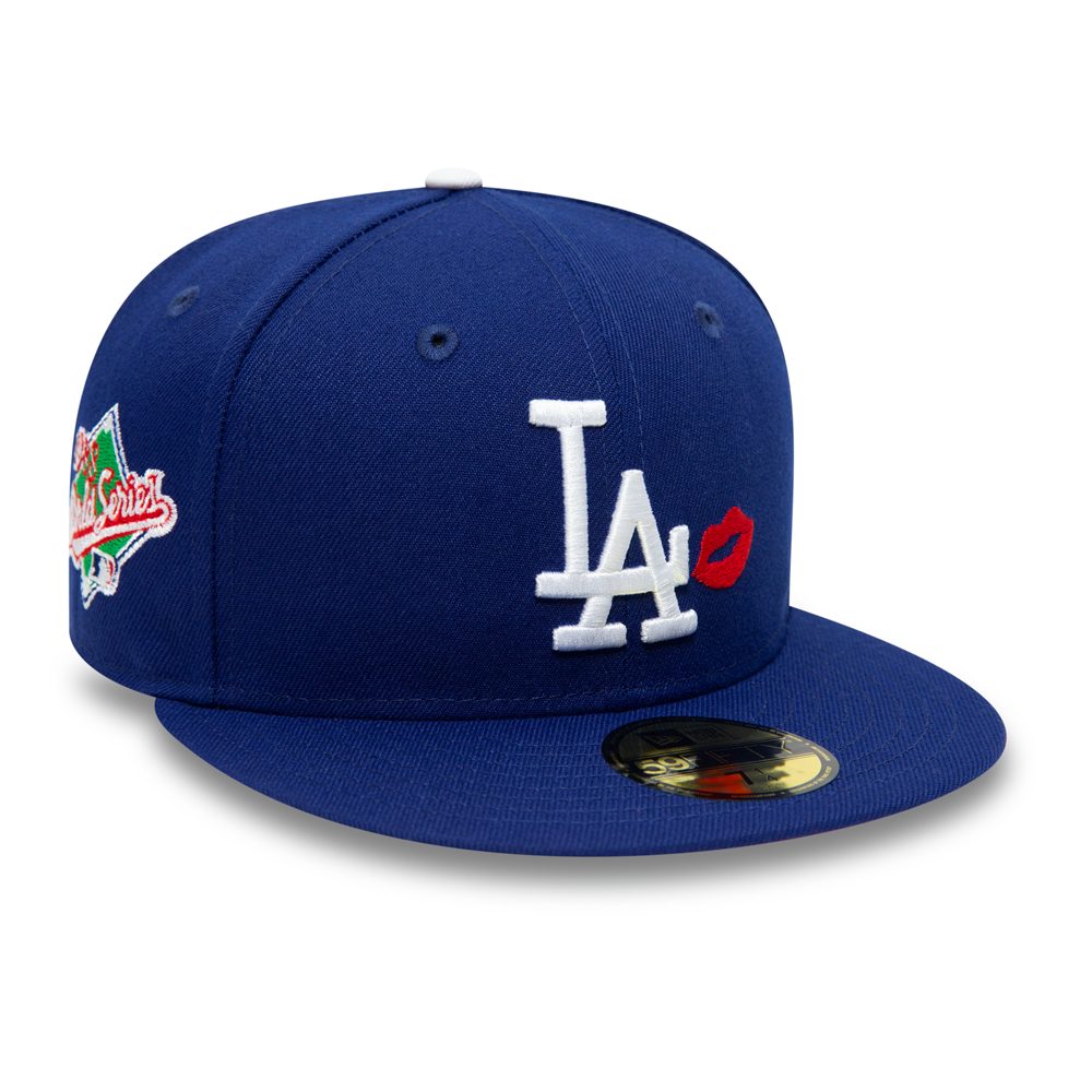LA Dodgers MLB Lips Blue 59FIFTY Fitted Cap