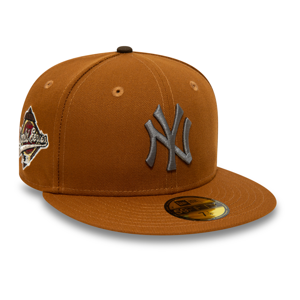 New York Yankees World Series Patch Tan 59FIFTY Cap