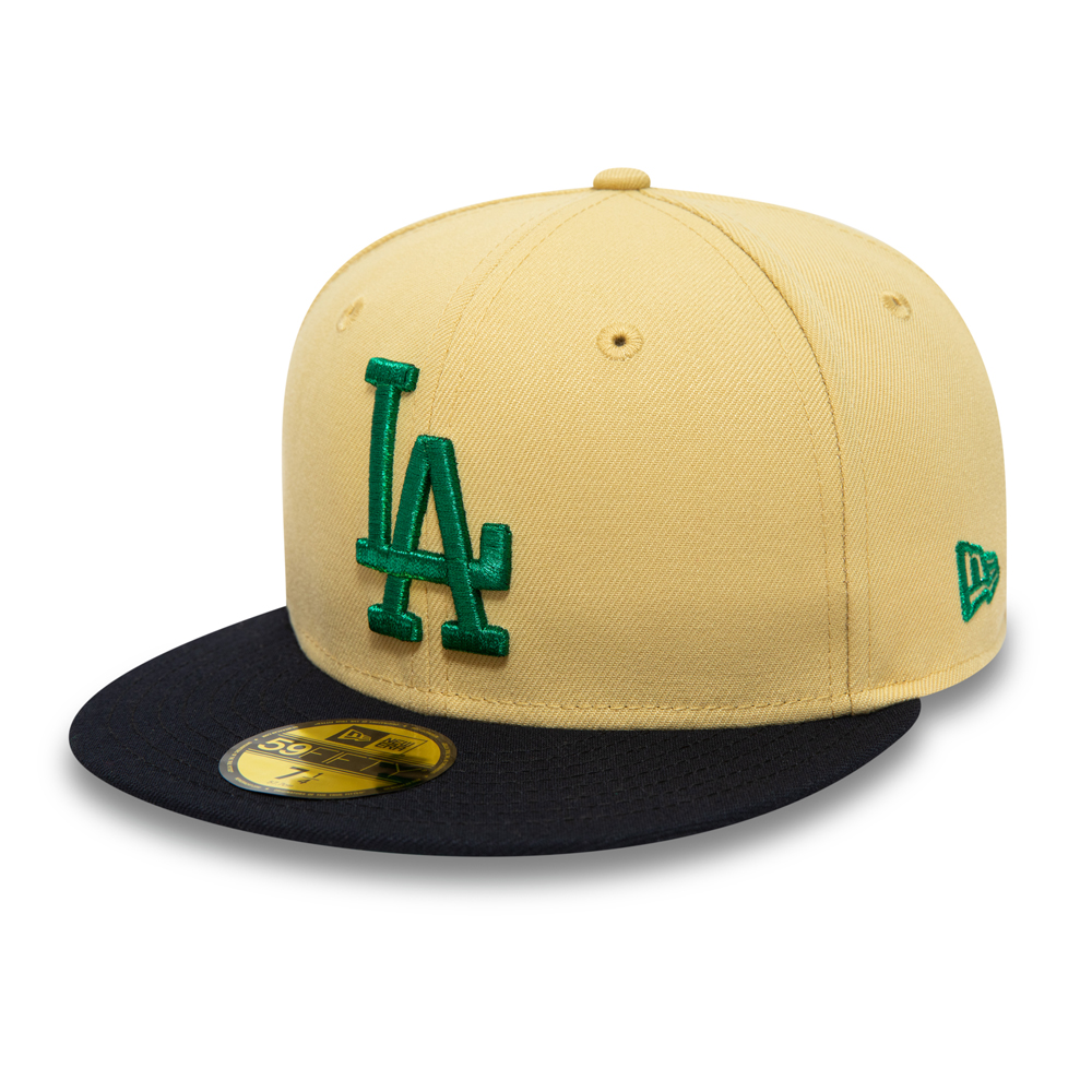 LA Dodgers Vegas Patch Gold 59FIFTY Fitted Cap