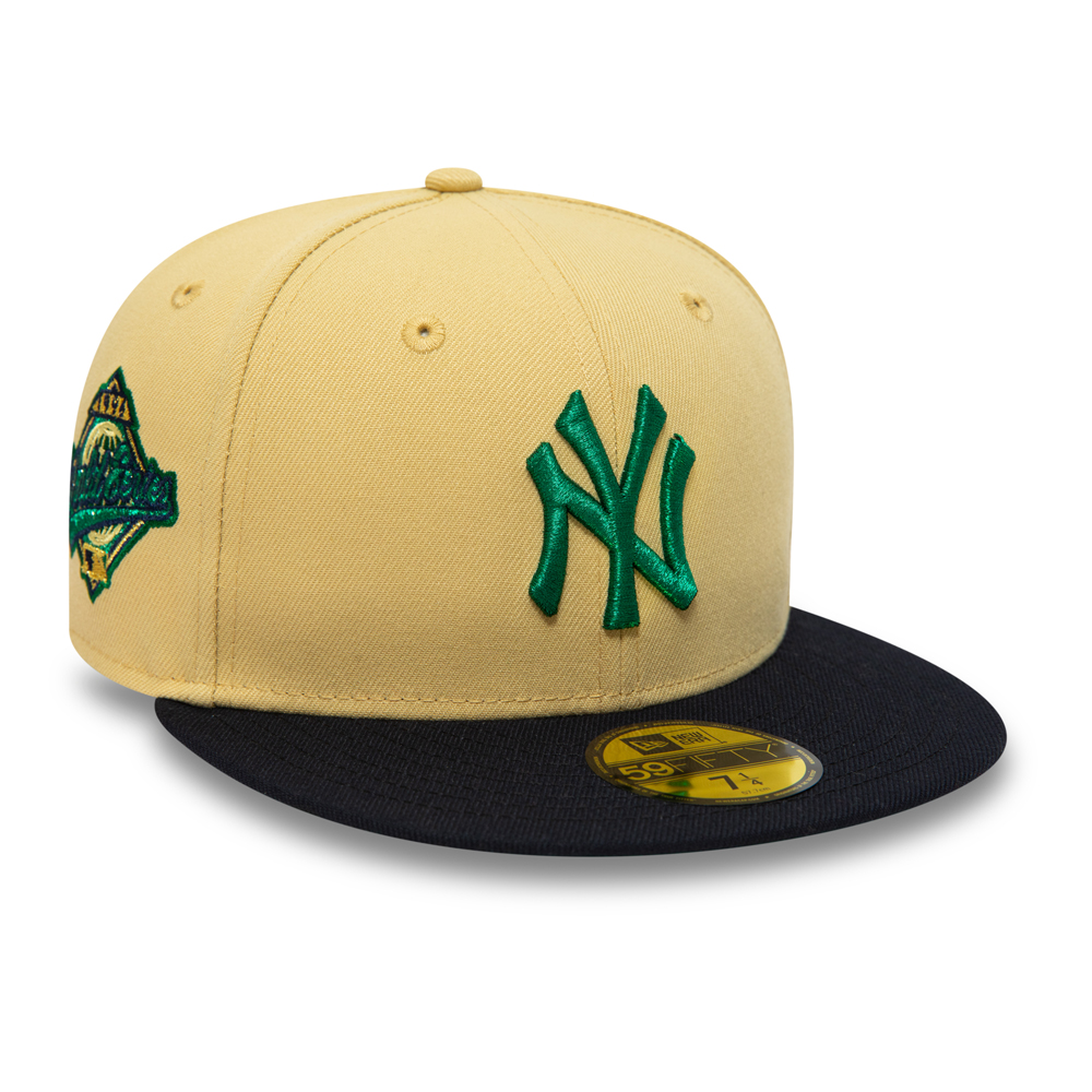 New York Yankees Vegas Patch Gold 59FIFTY Cap