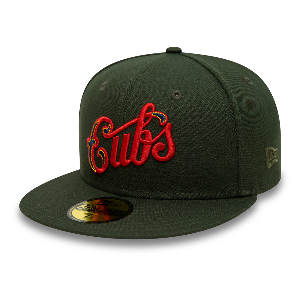 Chicago Cubs MLB Seaweed Green 59FIFTY Cap
