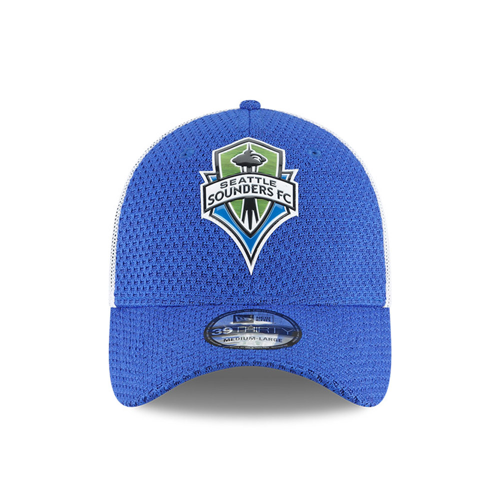 Seattle Sounders MLS Kick Off Blue 39THIRTY Stretch Fit Cap