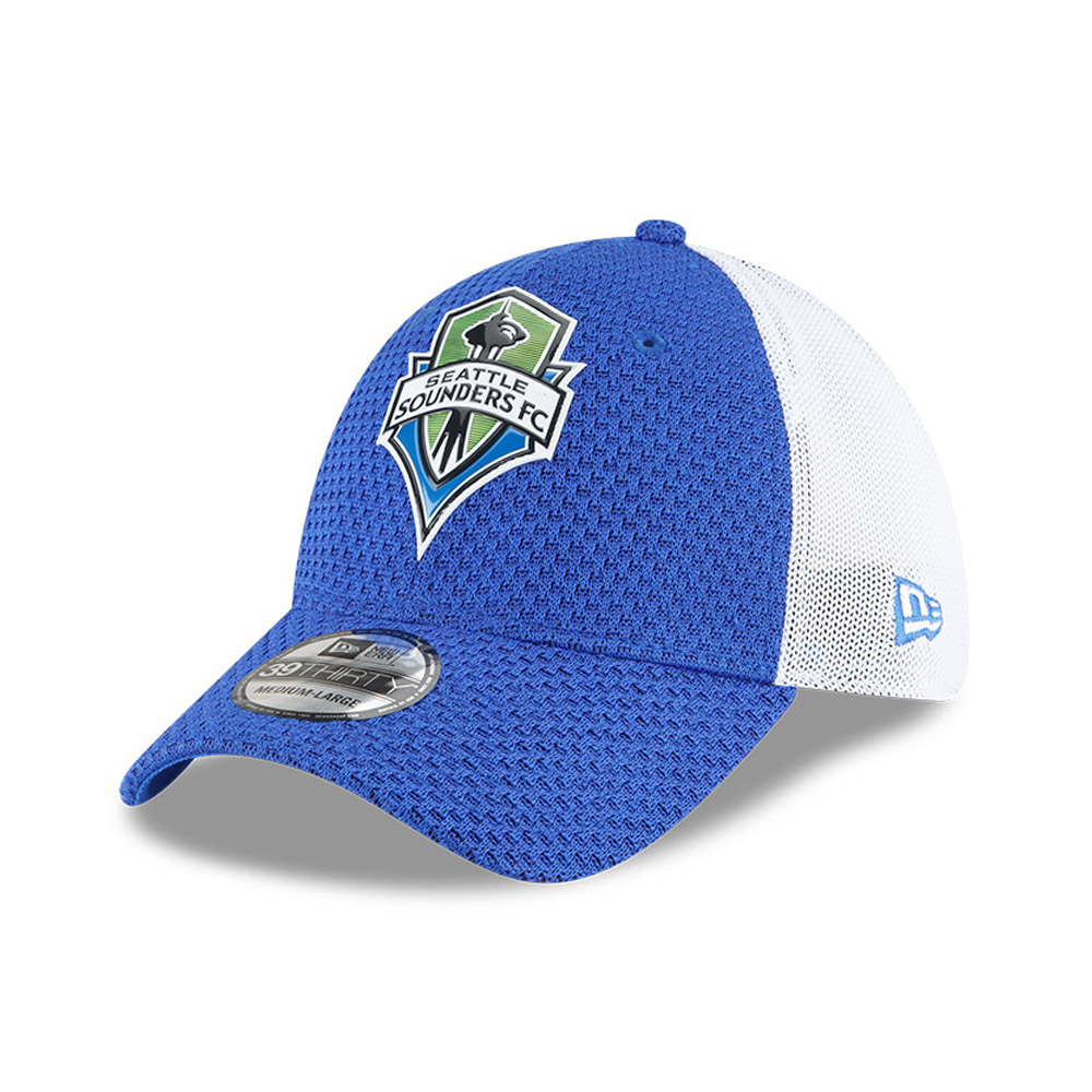 Seattle Sounders MLS Kick Off Blue 39THIRTY Stretch Fit Cap