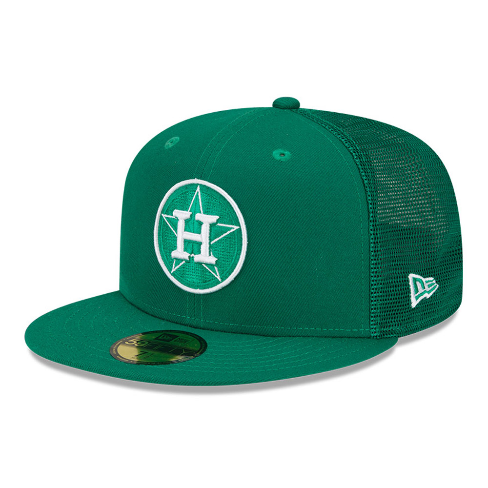 Houston Astros MLB St Patricks Day Green 59FIFTY Fitted Cap