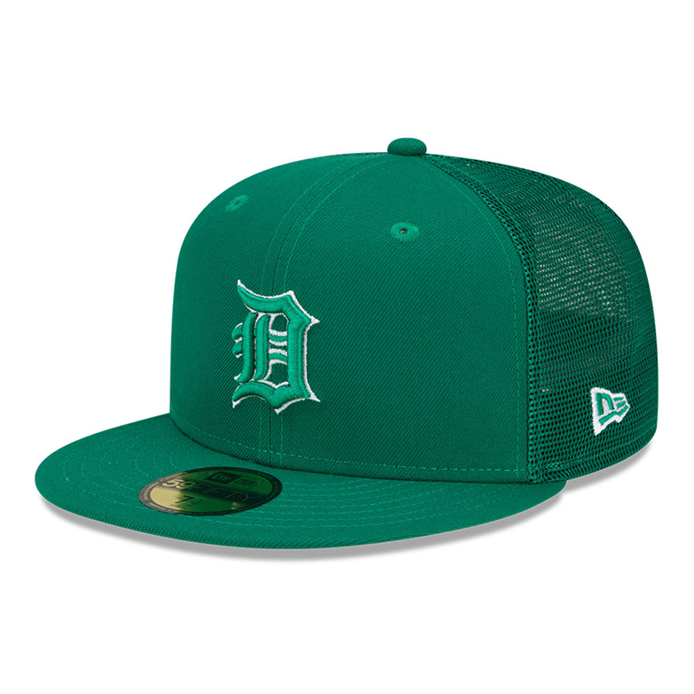 Detroit Tigers MLB St Patricks Day Green 59FIFTY Fitted Cap