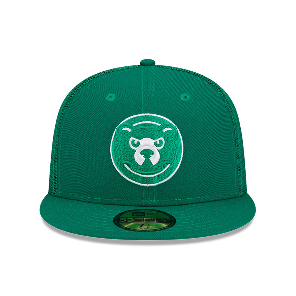 Chicago Cubs MLB St Patricks Day Green 59FIFTY Fitted Cap