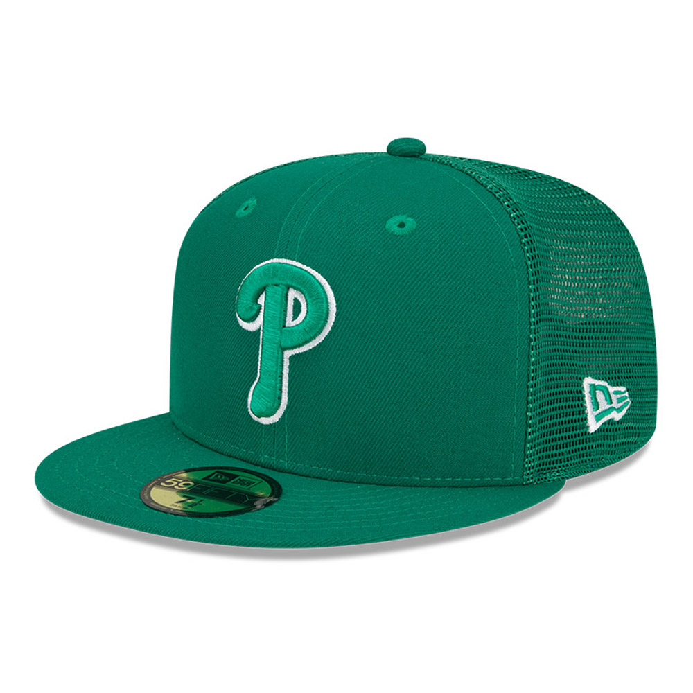 Philadelphia Phillies MLB St Patricks Day Green 59FIFTY Fitted Cap