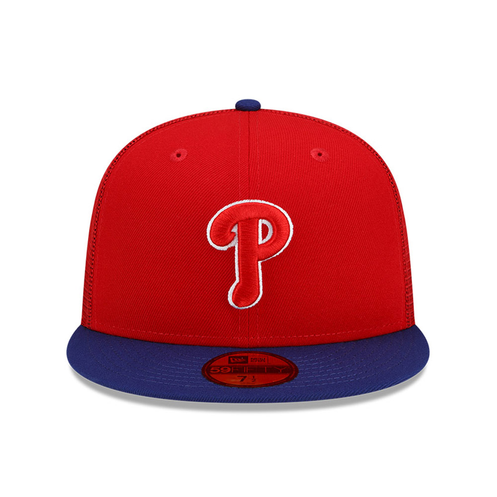 Philadelphia Phillies MLB Batting Practice Red 59FIFTY Fitted Cap