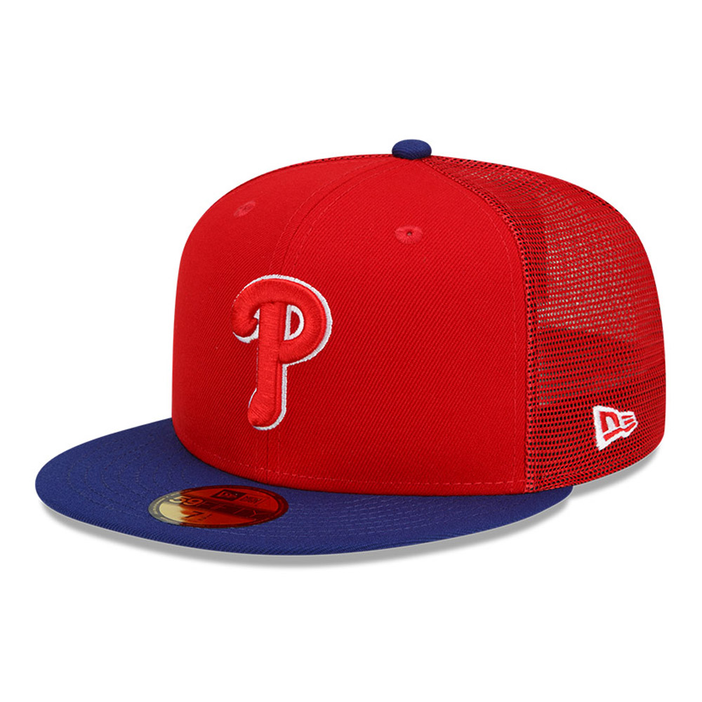 Philadelphia Phillies MLB Batting Practice Red 59FIFTY Fitted Cap